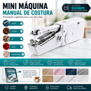 Máquina de Costura Portátil + Brinde Exclusivo Moldes de Costura